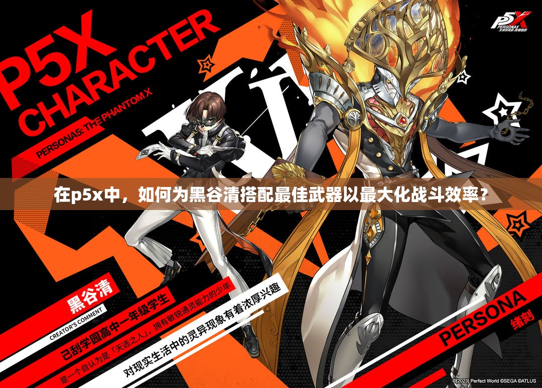 在p5x中，如何為黑谷清搭配最佳武器以最大化戰(zhàn)斗效率？